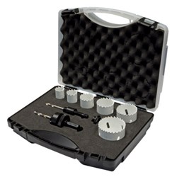 UNIKUT BI-METAL HOLESAW SET - LOCKSMITH - 9 PIECE